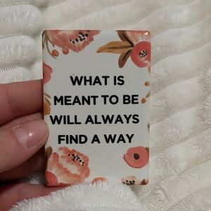Floral Inspirational Magnet